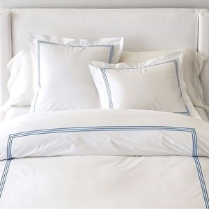 Grand Organic Percale Duvet Cover (King / Chambray)